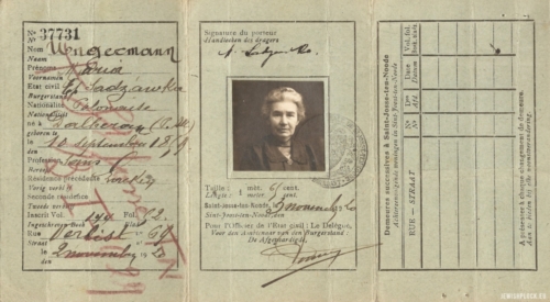Maria Sadzawka's identity document